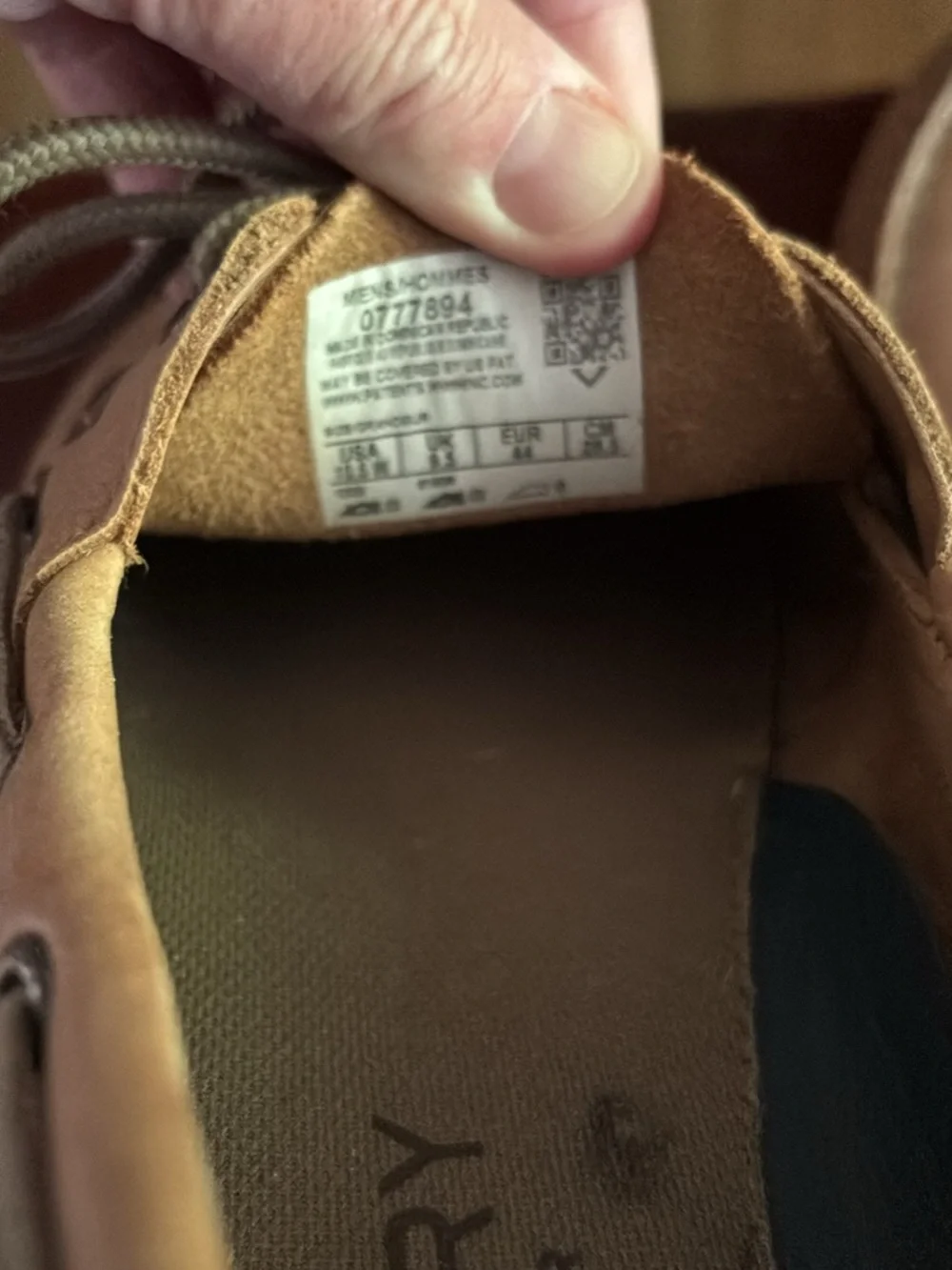 Sperry classic leather